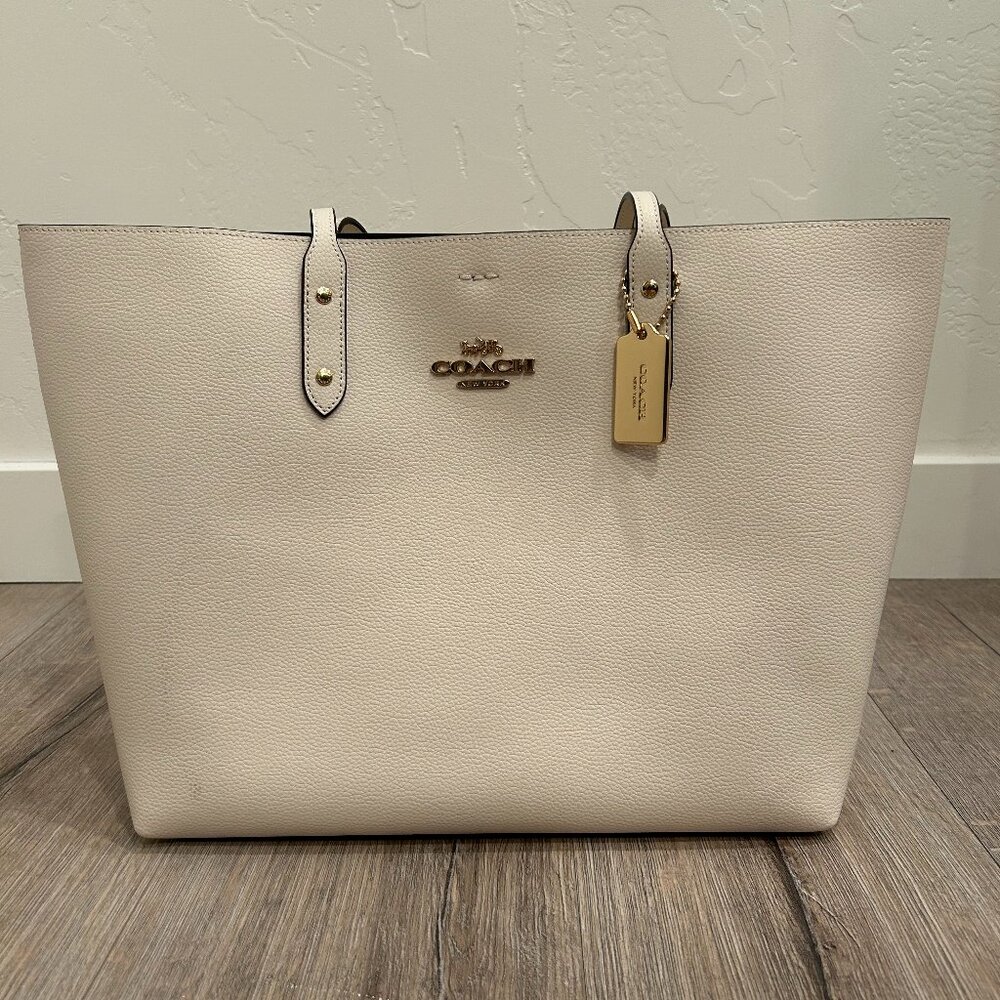 White Coach Town Tote